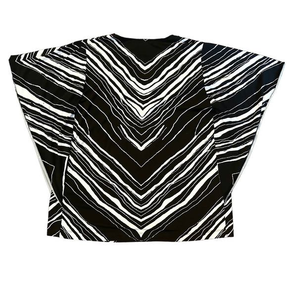 🛍️ Allison Daley Poncho Style Top Rhinestone Detail Womens Size M - Picture 7 of 7